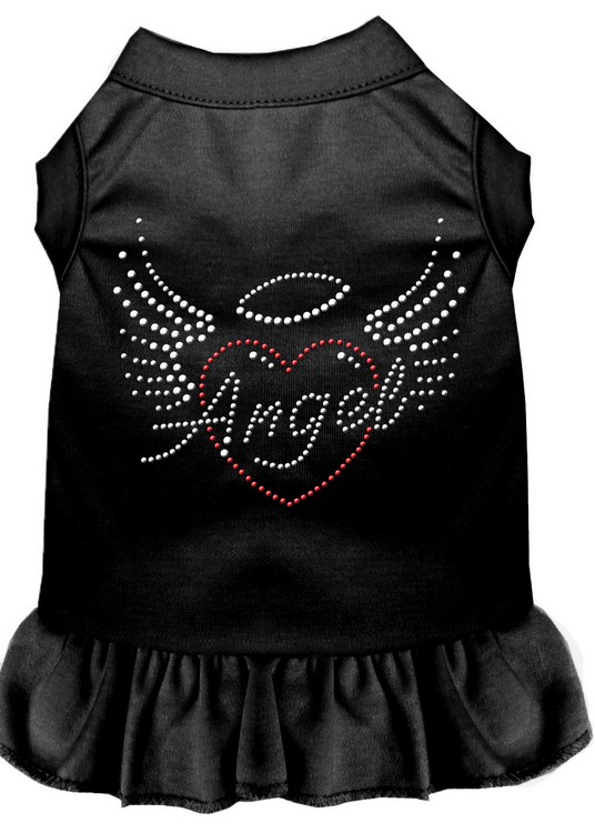 Angel Heart Rhinestone Dress Black XL